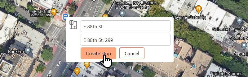 How to Create a New Stop